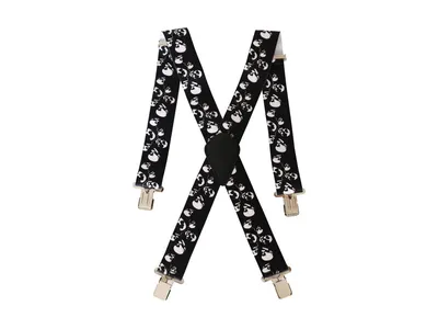 Gear Gremlin Braces - White Skull