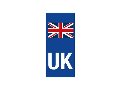 Gear Gremlin UK Numberplate Stickers - Pack of 2