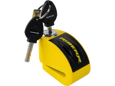 Riderr RT6 Alarm Disc Lock - Yellow