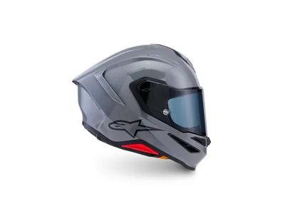 Alpinestars S-R7 Solid Helmet - Grey Glossy