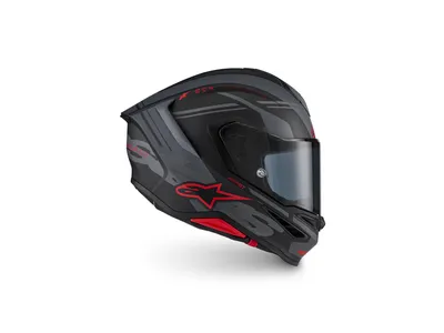 Alpinestars S-R7 A-Core Helmet - Black / Grey / Red Matt
