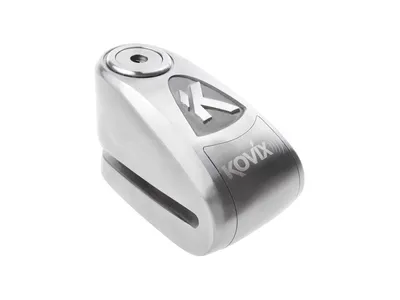 Kovix KAL10 Alarmed Disc Lock - Brushed Metal