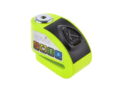 Kovix KD6 Alarmed Disc Lock - Fluo Green