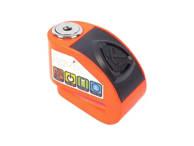 Kovix KD6 Alarmed Disc Lock - Fluo Orange