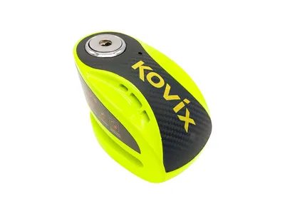 Kovix KNX10 Alarmed Disc Lock - Fluo Green