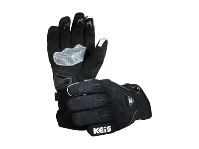 Keis G701S 'Shorty' Heated Gloves - Black