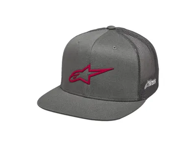 Alpinestars 3D Ageless Trucker Hat - Grey / Red