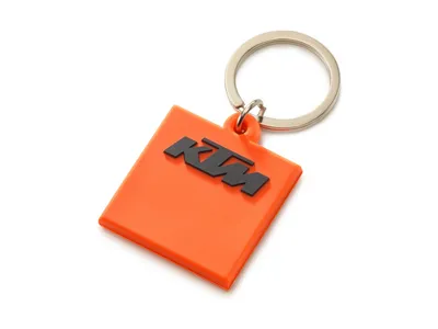 KTM Logo Rubber Keyholder - Orange