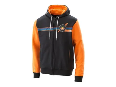 KTM Red Bull Stripes Hoodie - Black / Orange