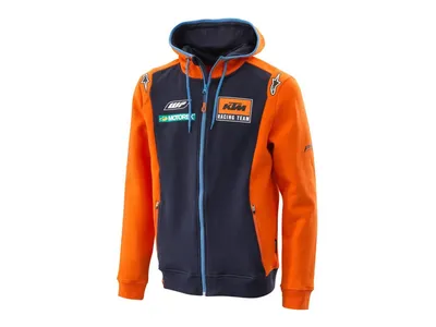 KTM Replica Team Zip Hoodie - Navy / Orange