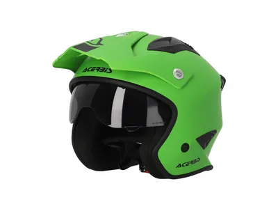 Acerbis Jet Aria Solid Helmet - Light Green