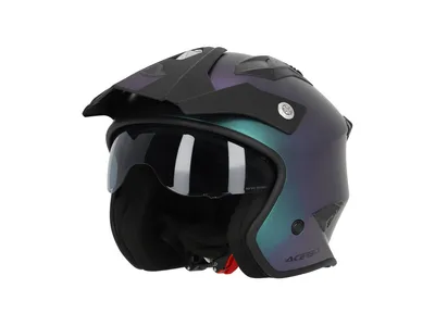 Acerbis Jet Aria Metallic Helmet - Chameleon