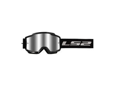 LS2 Charger Goggles - Black / Silver Lens