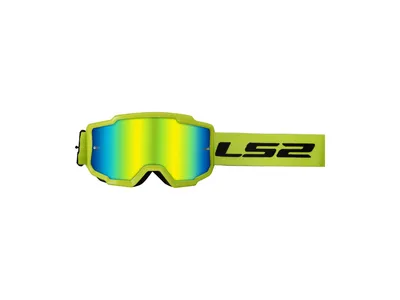 LS2 Charger Goggles - Hi-Vis Yellow / Iridium Lens