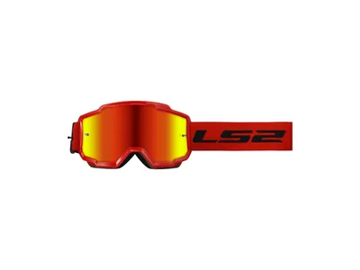 LS2 Charger Goggles - Red / Iridium Lens