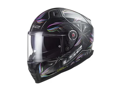 LS2 FF811 Vector II Helmet - Tropical Black / White