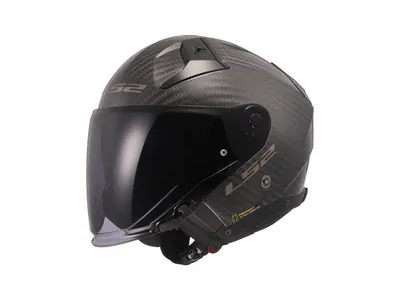 LS2 OF603 Infinity II Carbon Solid Helmet - Gloss Carbon