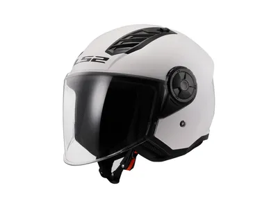 LS2 OF616 Airflow II Solid Helmet - Gloss White