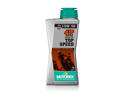 Motorex Top Speed 4T 15W/50 Synthetic Motor Oil