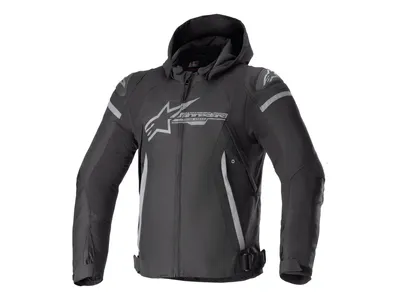 Alpinestars Zaca Waterproof Textile Jacket - Black / Dark Grey