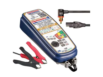 OptiMate 4 Quad Program Premium Battery Charger & Optimiser