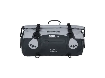 Oxford Aqua T-30 Roll Bag - Grey / Black