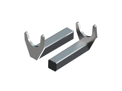 Oxford Bobbin Forks for Rear Paddock Stand - Square Hole Fitment