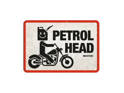 Oxford Garage Metal Sign - Petrol Head