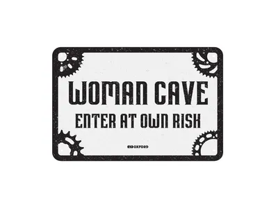 Oxford Garage Metal Sign - Woman Cave