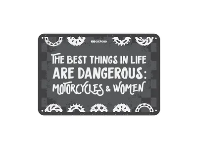 Oxford Garage Metal Sign - The Best Thing In Life