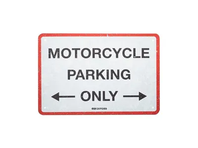 Oxford Garage Metal Sign - Parking