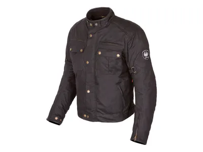 Merlin Barton II Silk Wax D3O Textile Jacket - Black