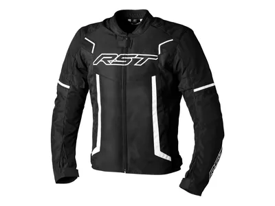 RST Pilot Evo Textile Jacket - Black / Black / White