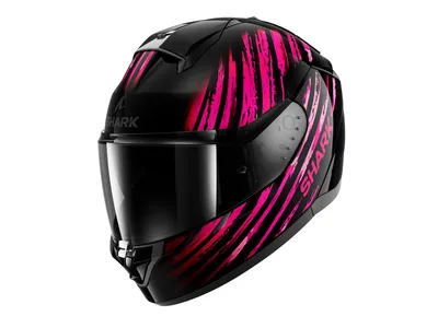 Shark Ridill 2 Helmet - Assya KVV - Black / Violet / Violet