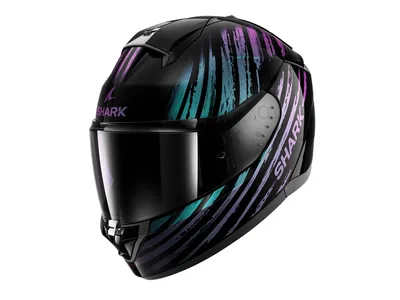 Shark Ridill 2 Helmet - Assya KXK - Black / Glitter / Black