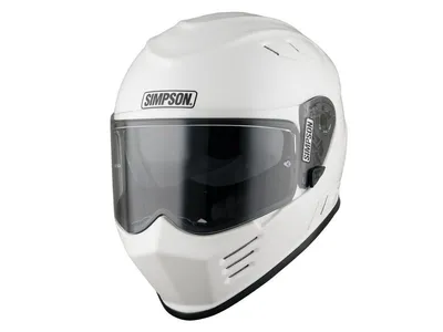 Simpson Venom Helmet - Solid Gloss White
