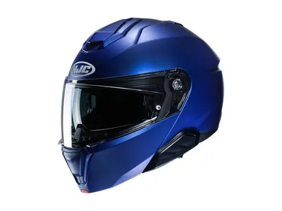 HJC i91 Helmet - Solid Semi Flat Metallic Blue