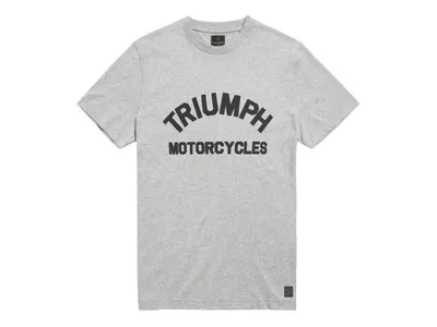 Triumph Burnham Arch Logo T-Shirt - Grey