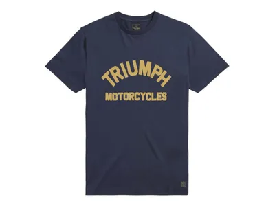Triumph Burnham Arch Logo T-Shirt - Black Iris