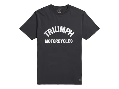 Triumph Burnham Arch Logo T-Shirt - Jet Black