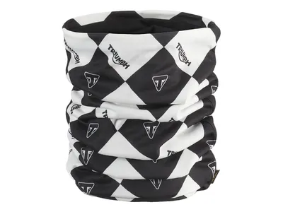 Triumph Harlequinn Neck Tube - Black / White