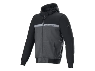 Alpinestars Chrome Street Textile Hoodie - Black / Melange / Black