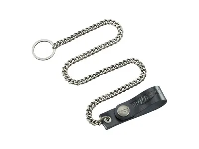 Triumph Leather Chain Lanyard