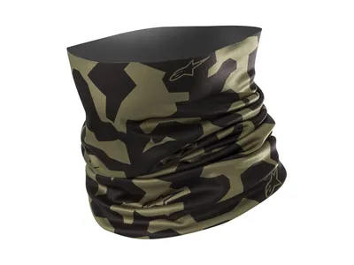 Alpinestars Camo Neck Tube - Military Green / Black