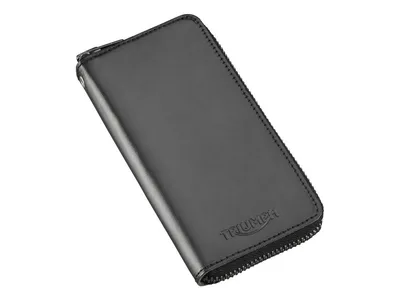 Triumph Long Zip Leather Wallet