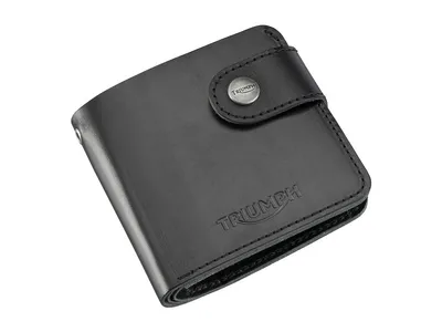 Triumph Square Biker Leather Wallet