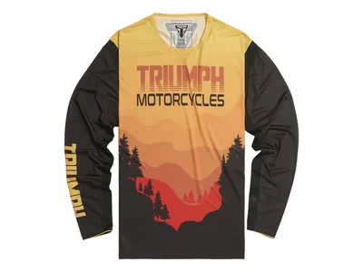 Triumph Sunset Jersey - Black / Orange