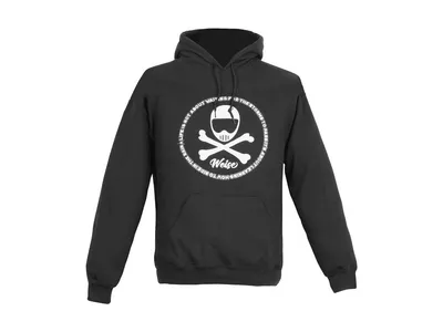 Weise Skull Hoodie - Black