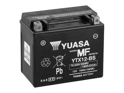 Yuasa YTX12-BS 12V Maintenance Free Battery