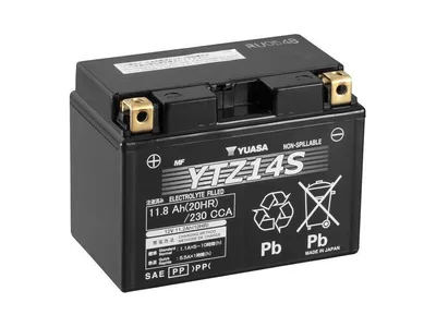 Yuasa YTZ14S 12V High Performance Maintenance Free Battery